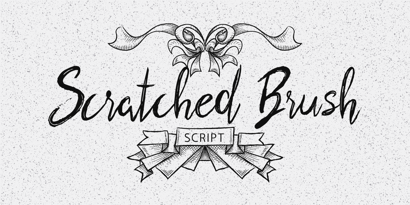 Scratched Brush Script