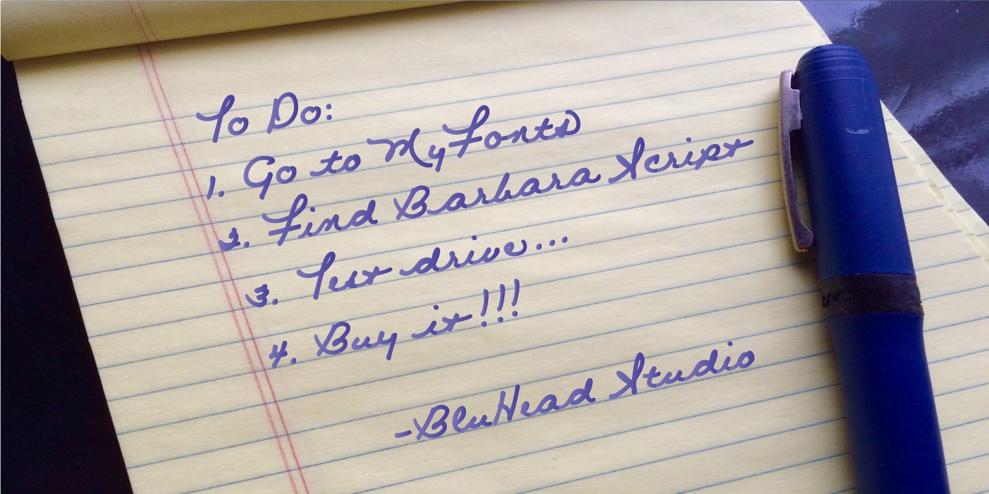 Barbara Script BH™