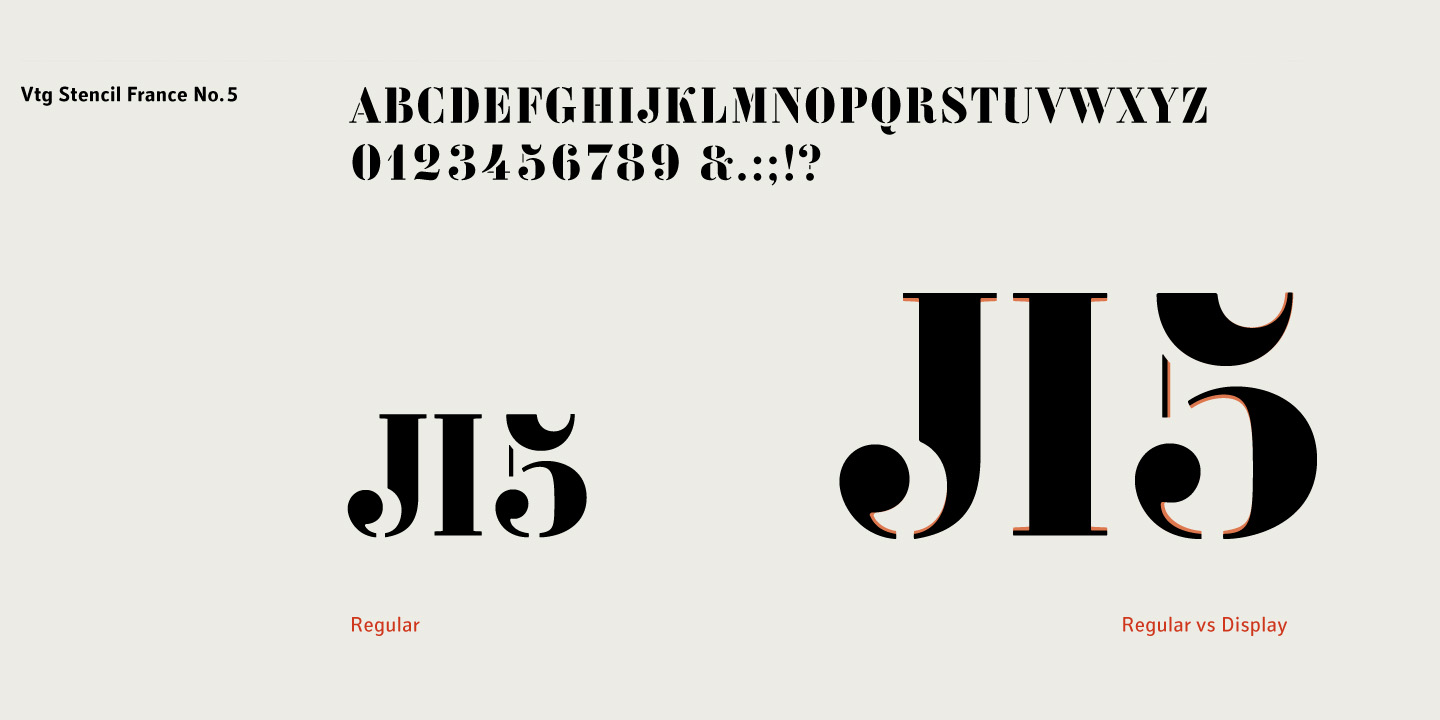 Vtg Stencil France No5™