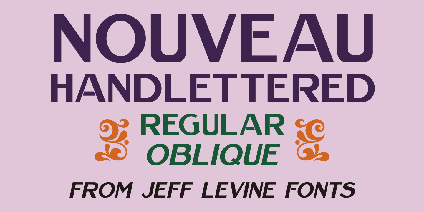 Nouveau Handlettered JNL