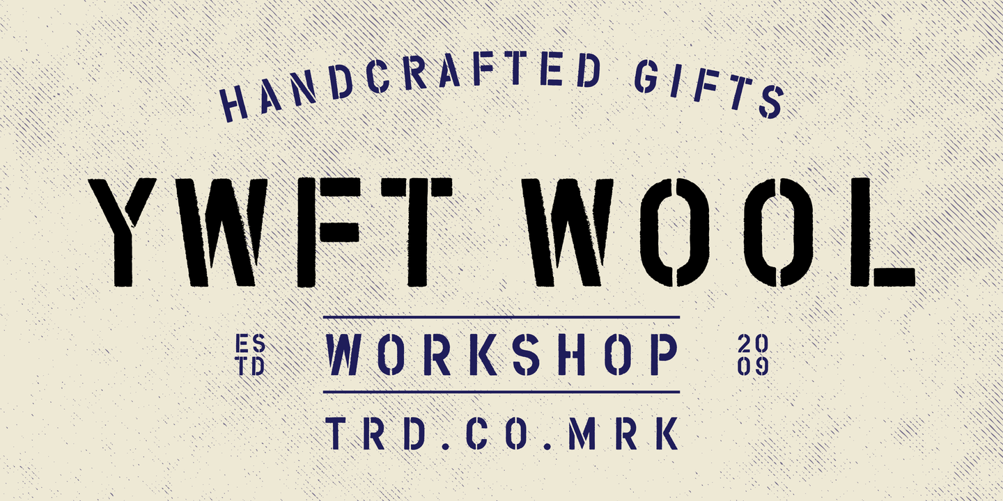 YWFT Wool Font font & Desktop MyFonts