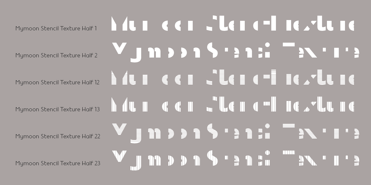 Mymoon Stencil Texture™