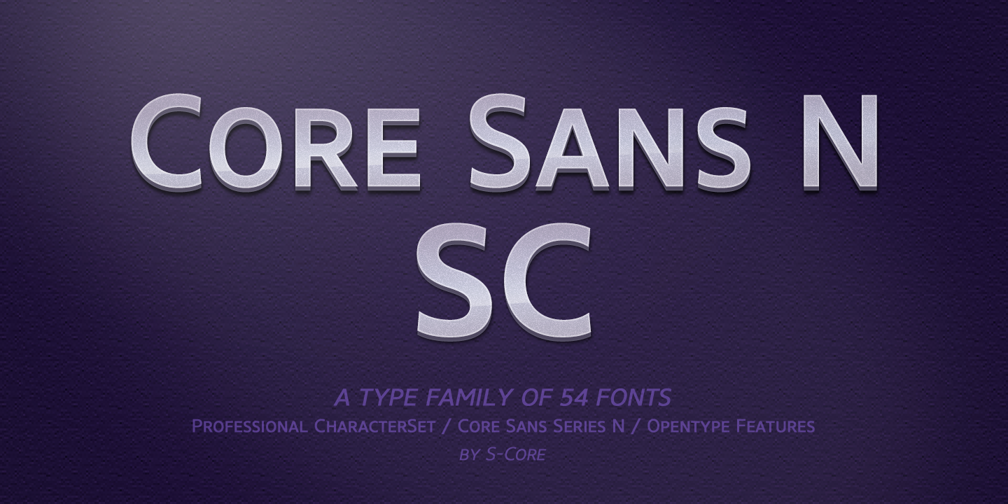 Core Sans N SC