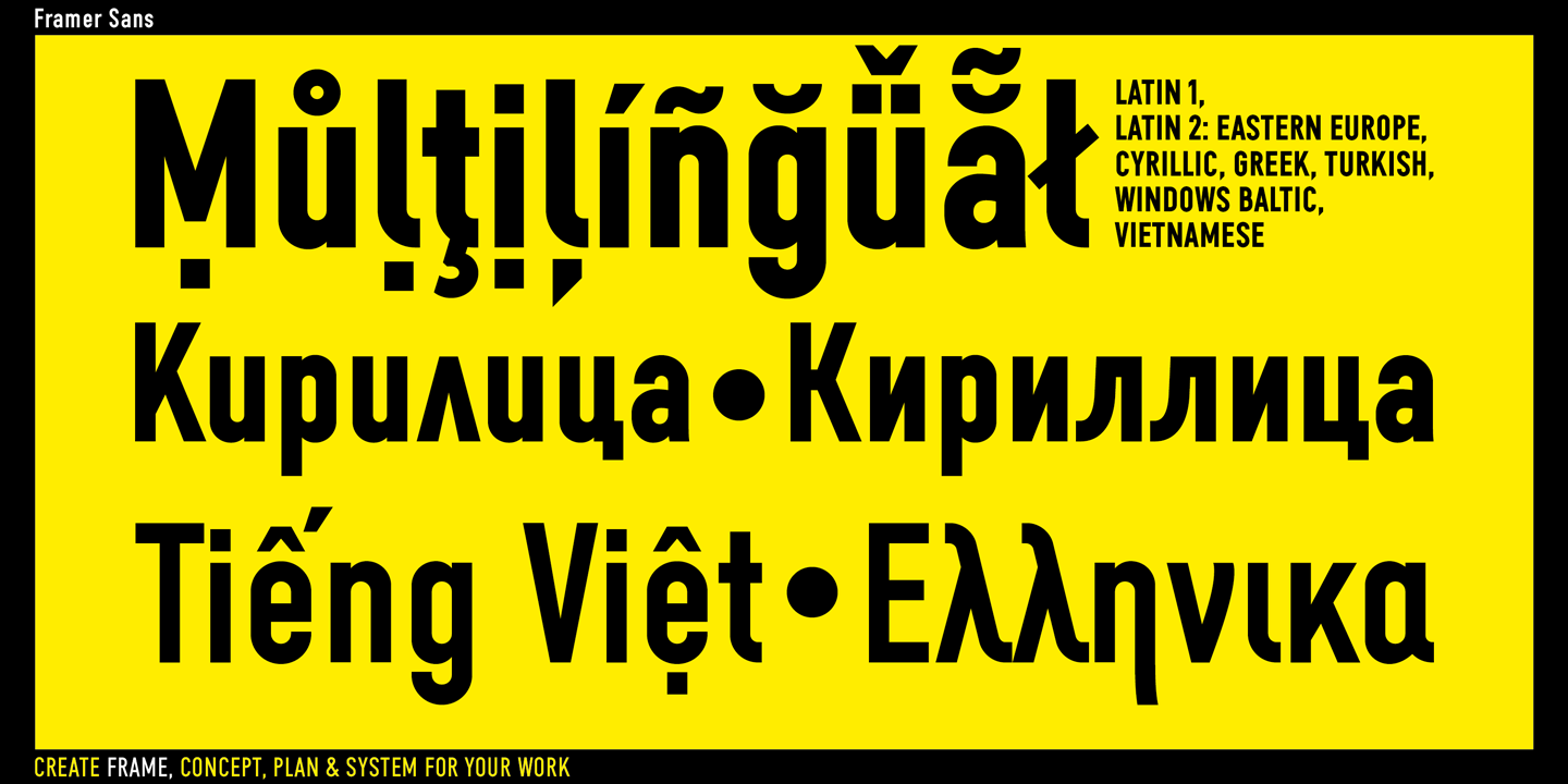 Framer Sans