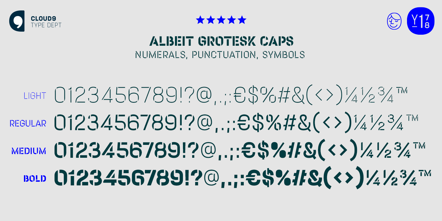 Albeit Grotesk Stencil Caps