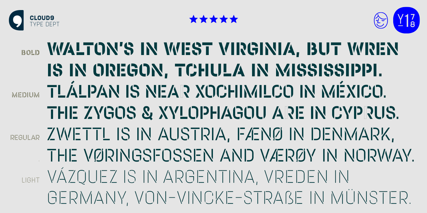 Albeit Grotesk Stencil Caps