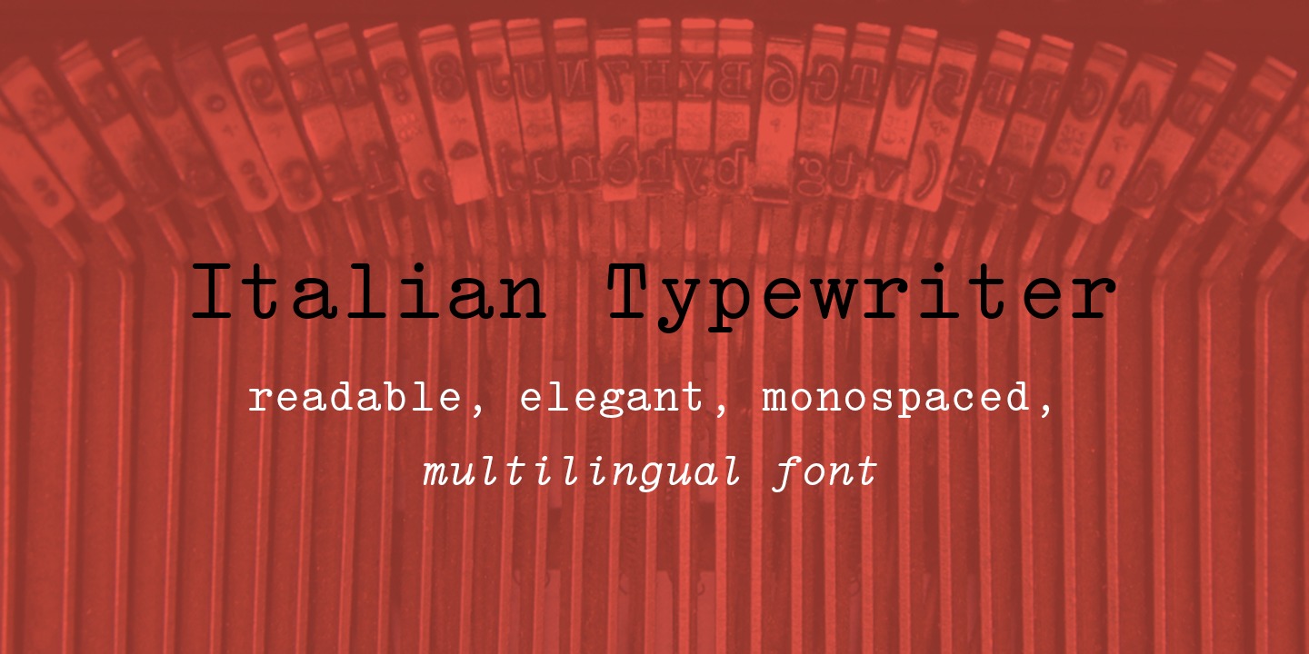 Italian Typewriter