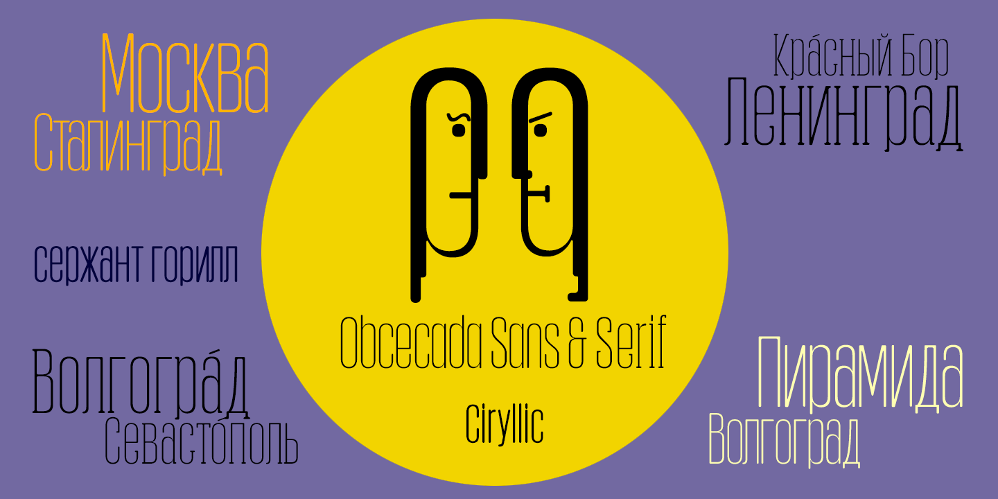 Obcecada Sans & Serif