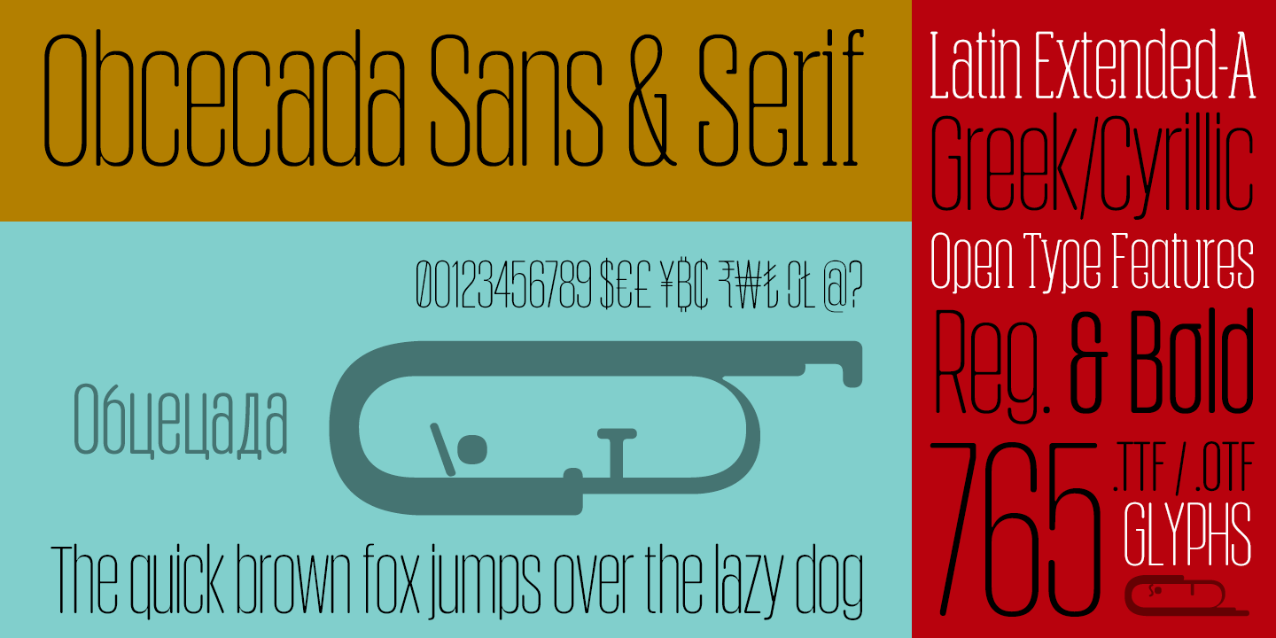 Obcecada Sans & Serif