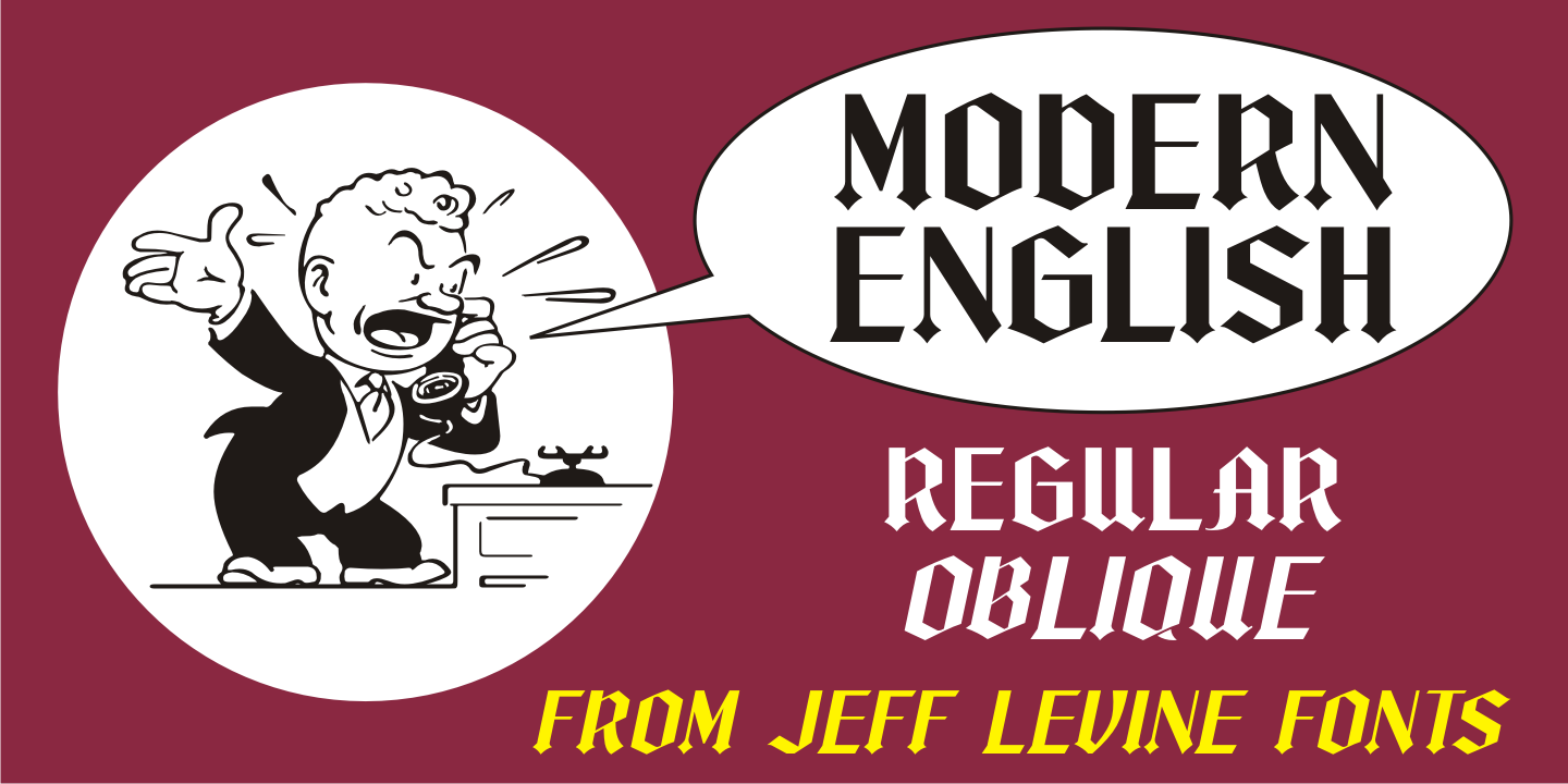 Modern English JNL