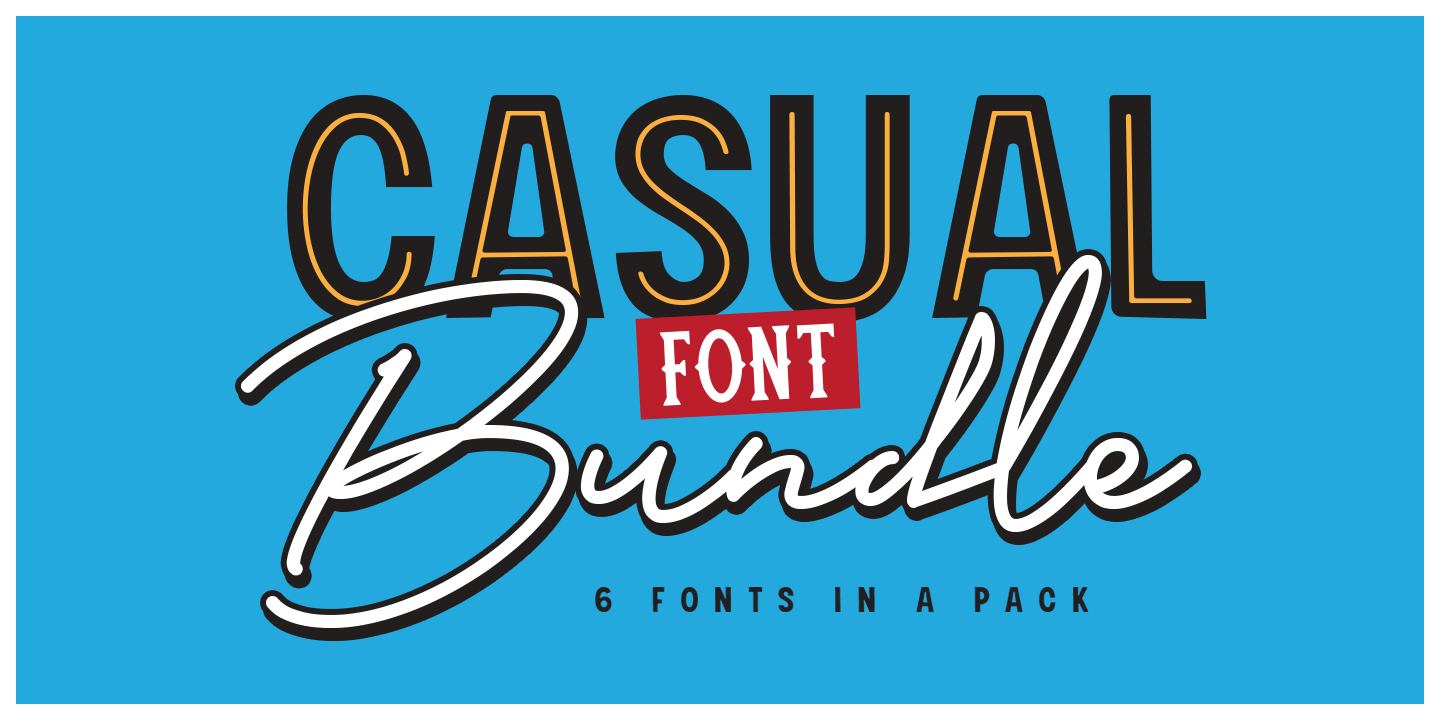 Casual Font Bundle