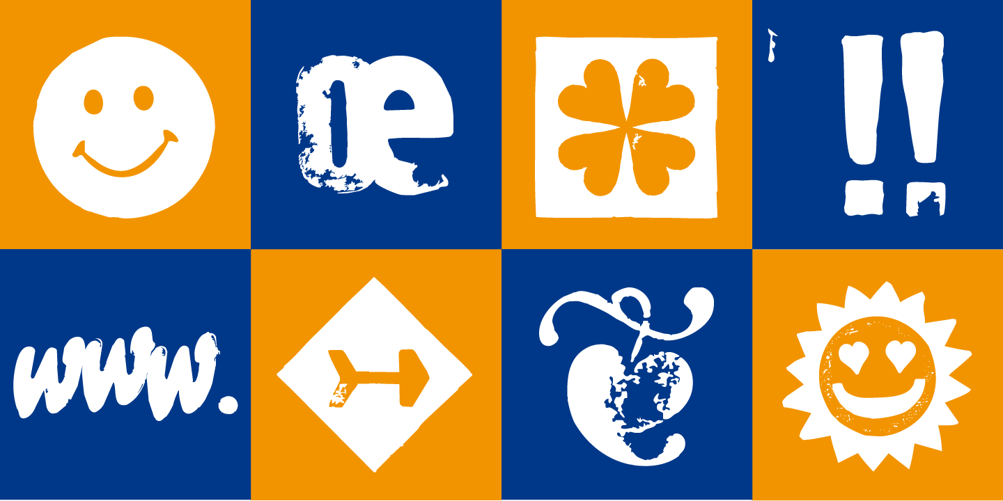 Hand Print Stamp Rough