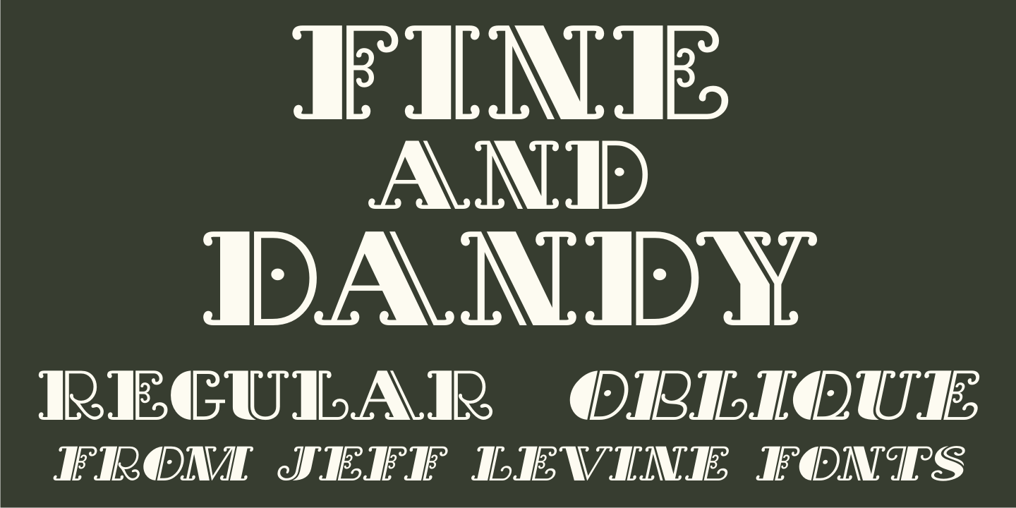Fine And Dandy JNL