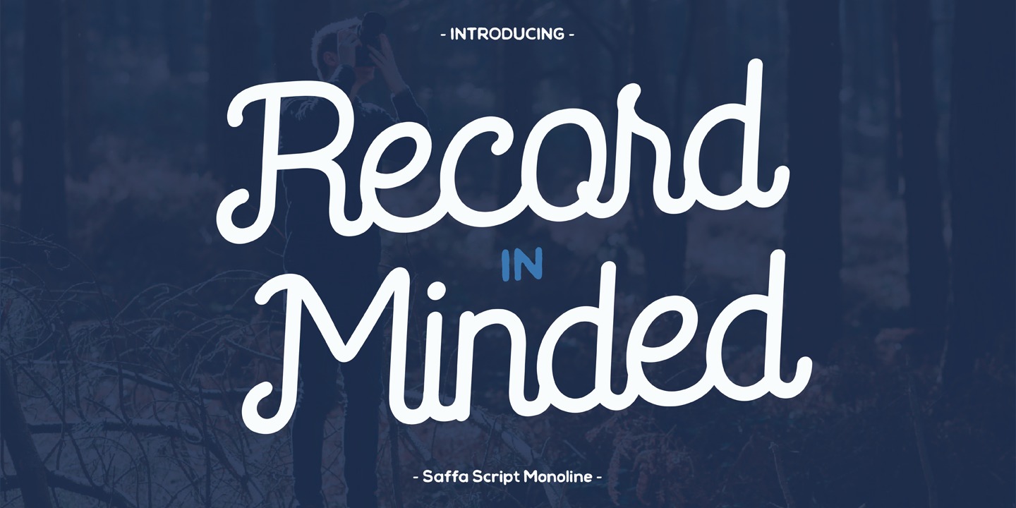 Saffa Script Monoline