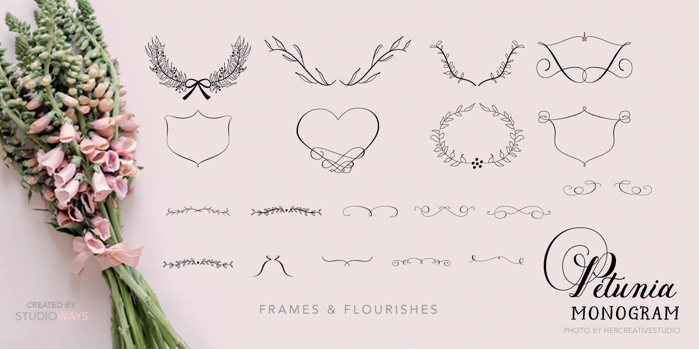 Petunia Monogram