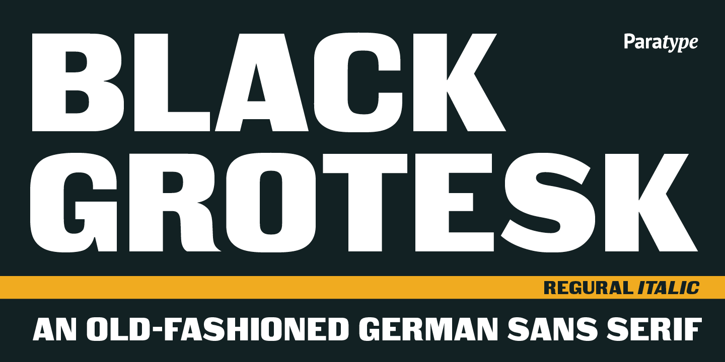 Black Grotesk