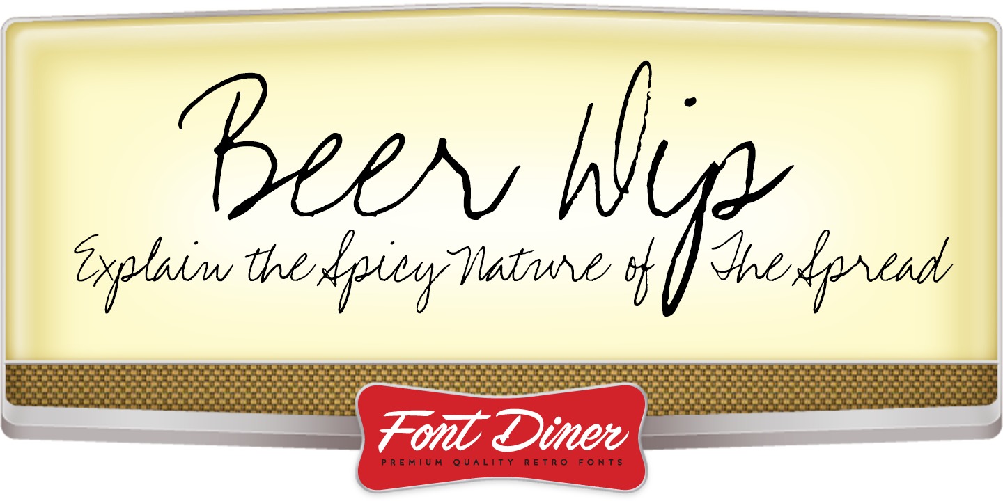 Beer Dip Font font & Desktop MyFonts