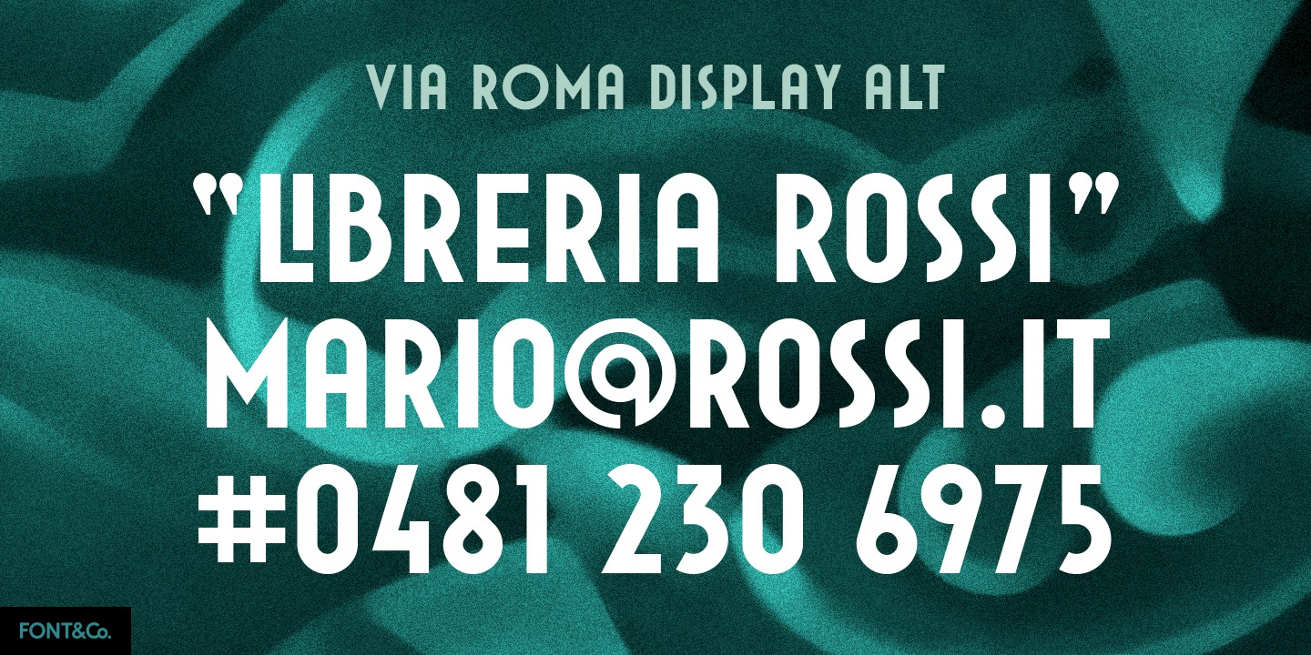 Via Roma Display