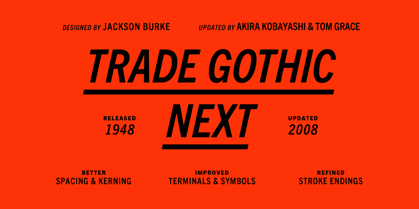 Trade Gothic® Next