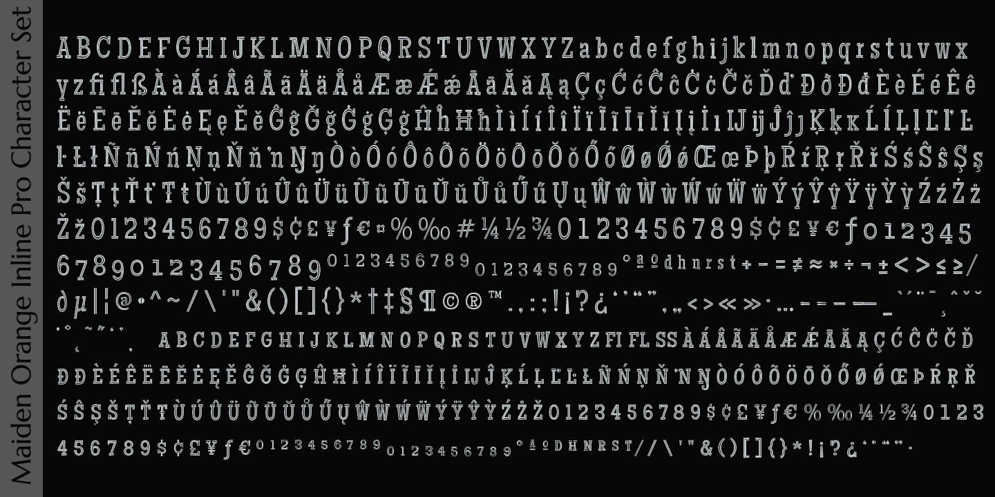 Maiden Orange Inline Pro