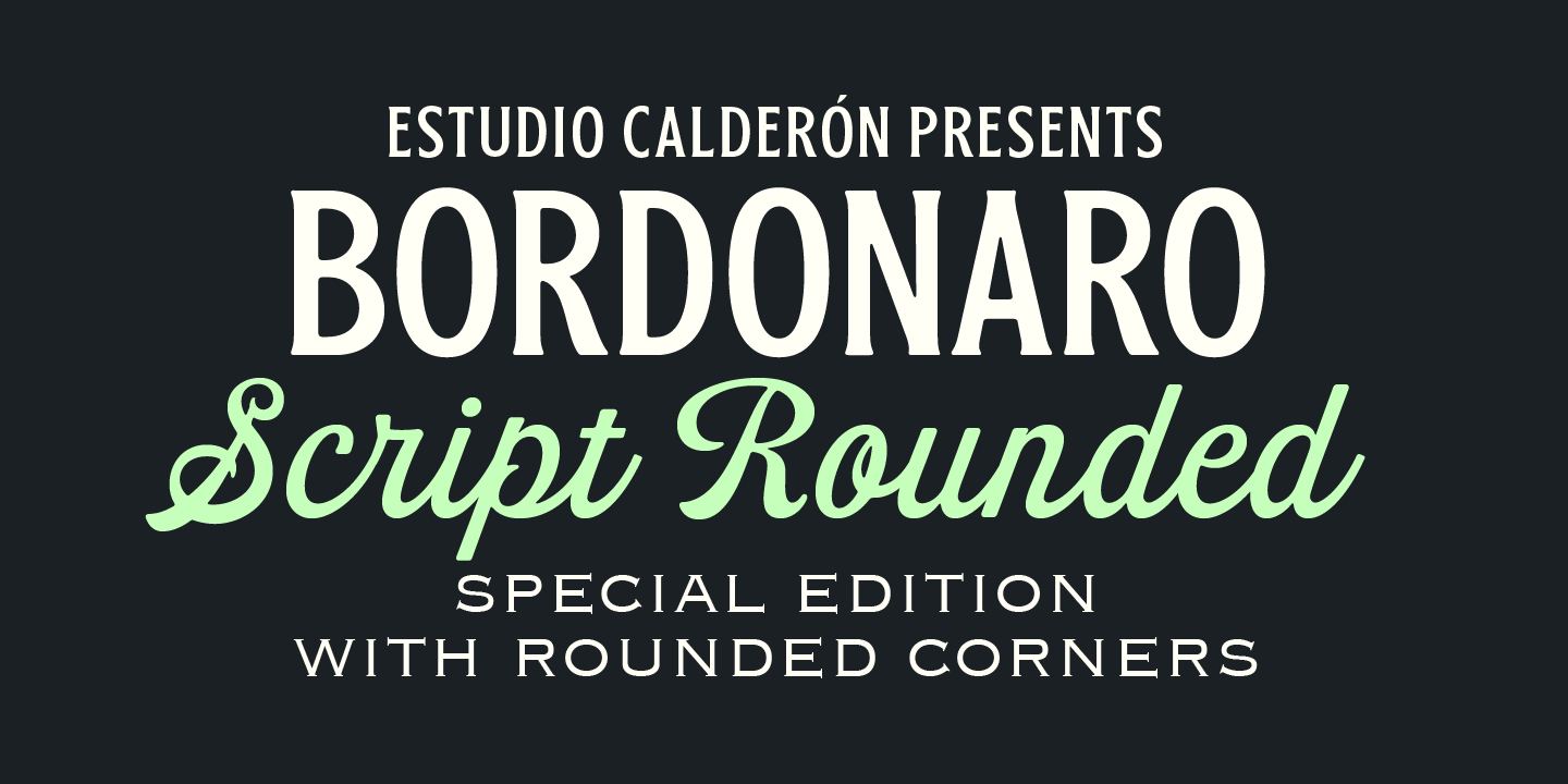 Bordonaro Script Rounded
