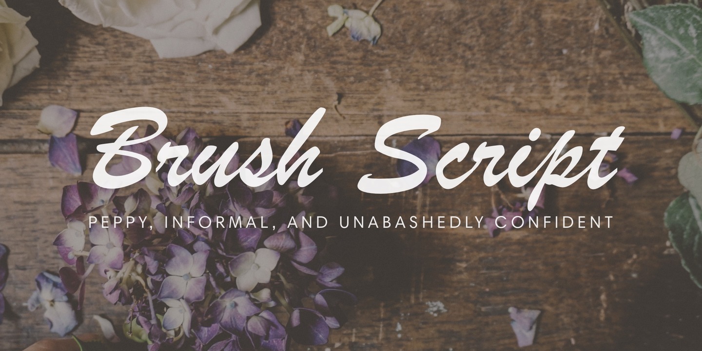 Brush Script Font | Webfont & Desktop | MyFonts