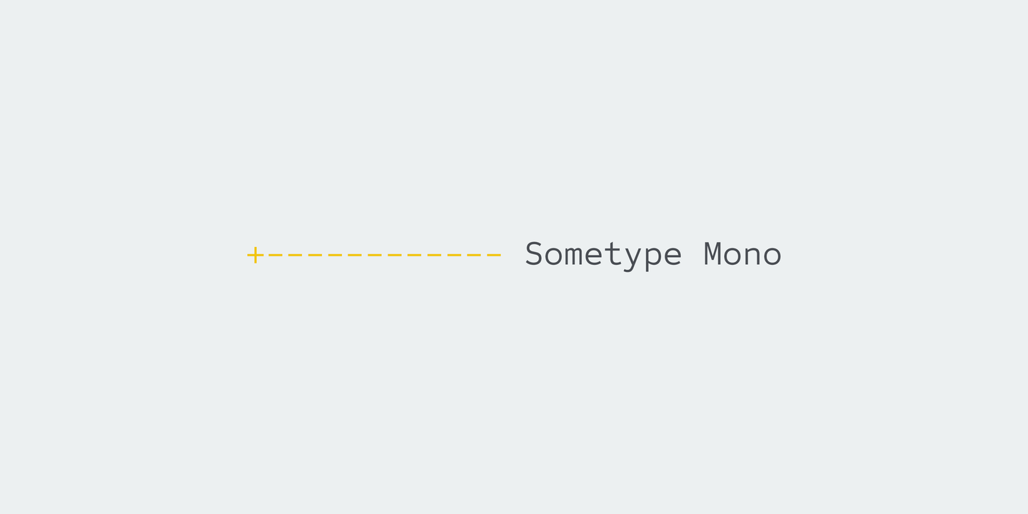Sometype Mono™