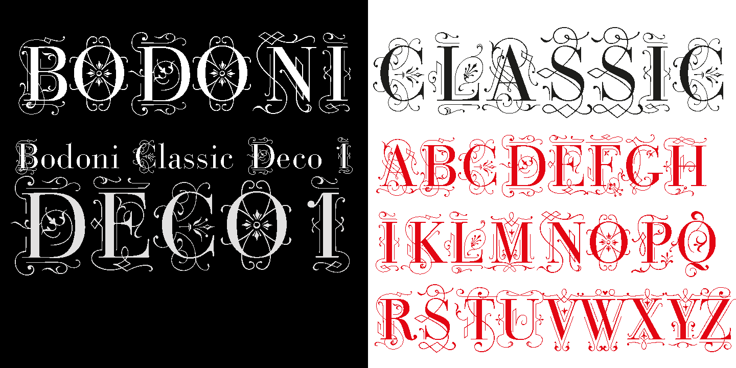 Bodoni Classic Deco