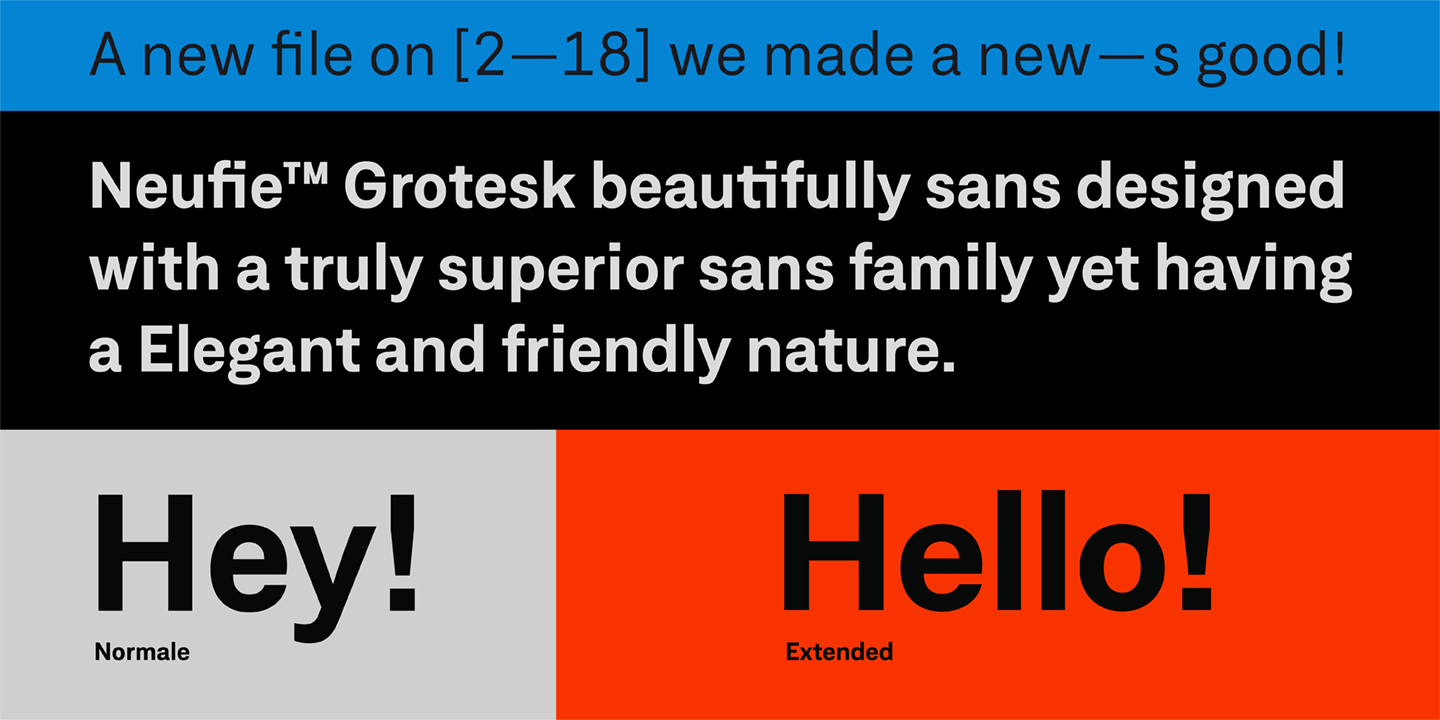 Neufile Grotesk