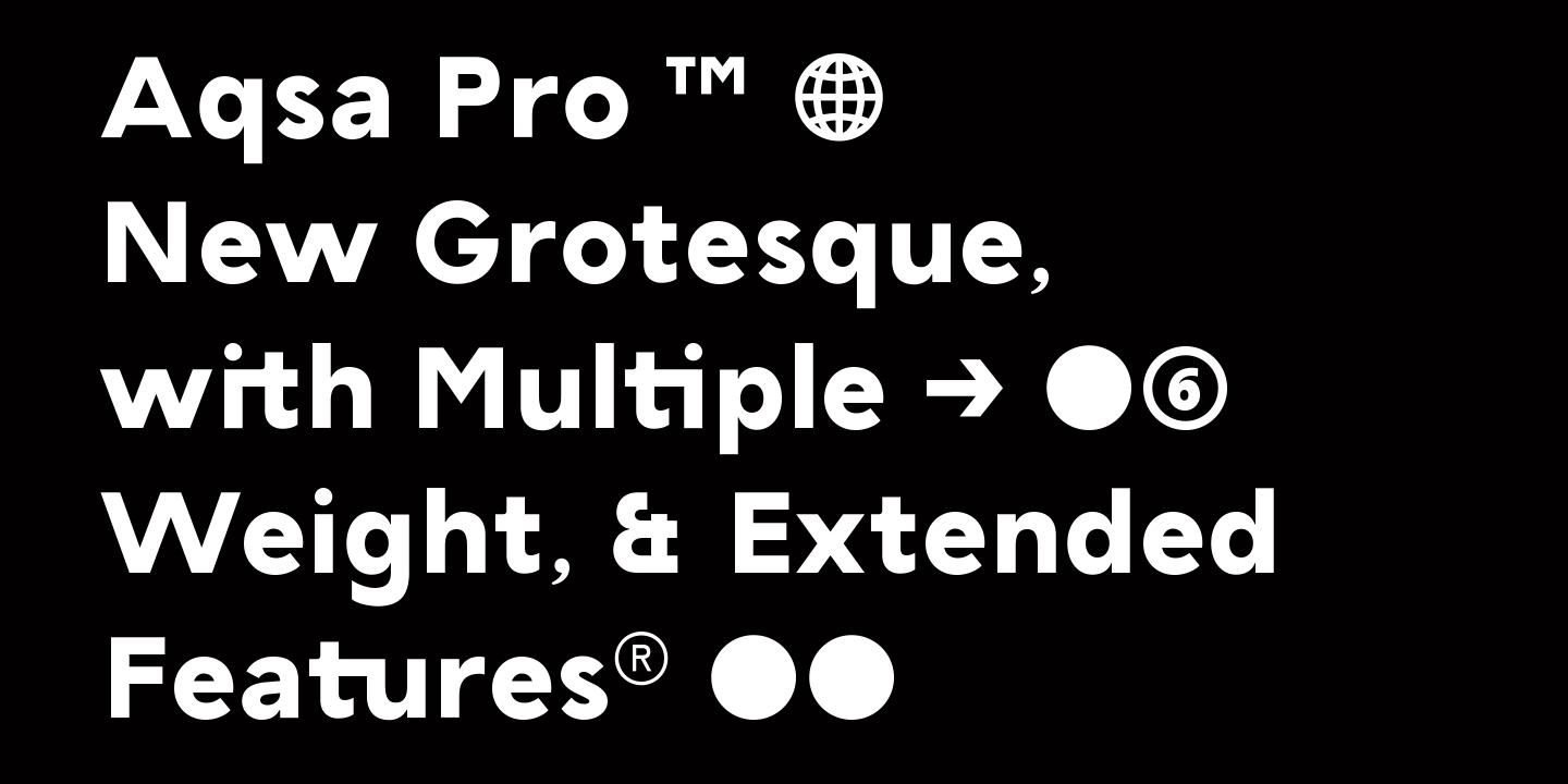 TG Aqsa Grotesque Pro™