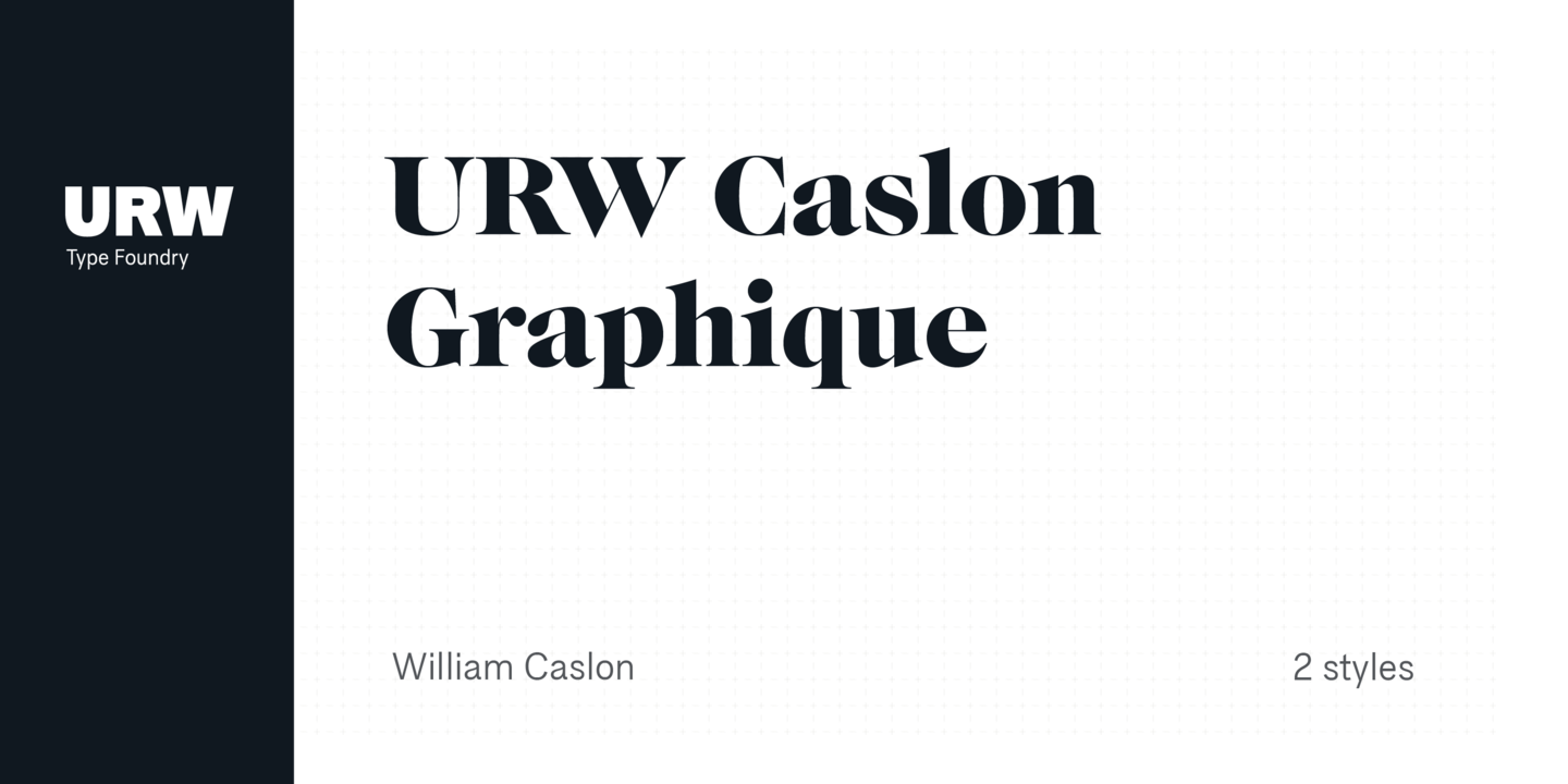 Caslon Graphique