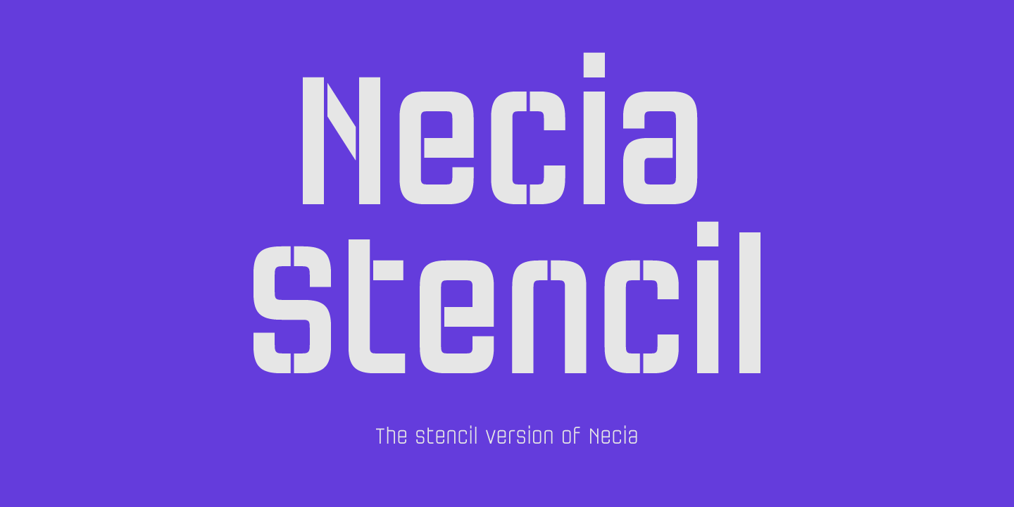 Necia Stencil