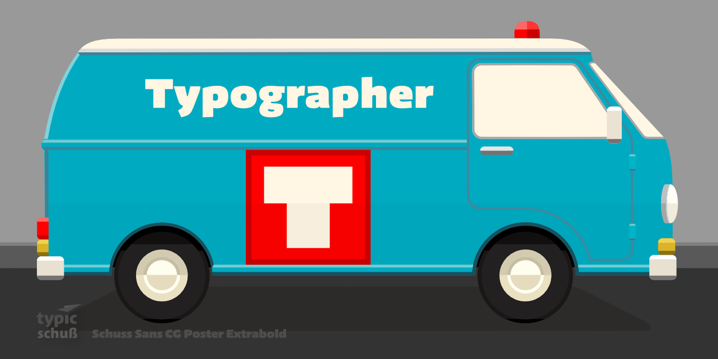 Schuss Sans CG Poster Extrabold