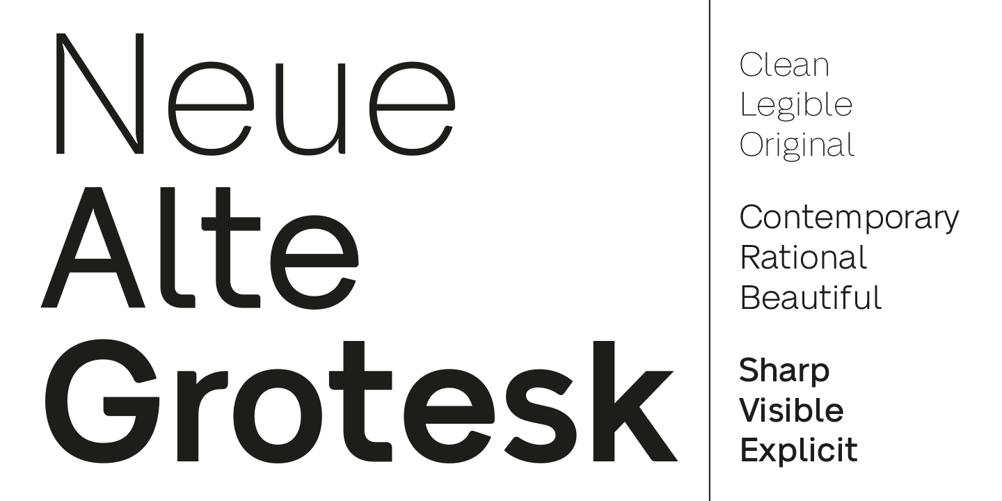 Neue Alte Grotesk