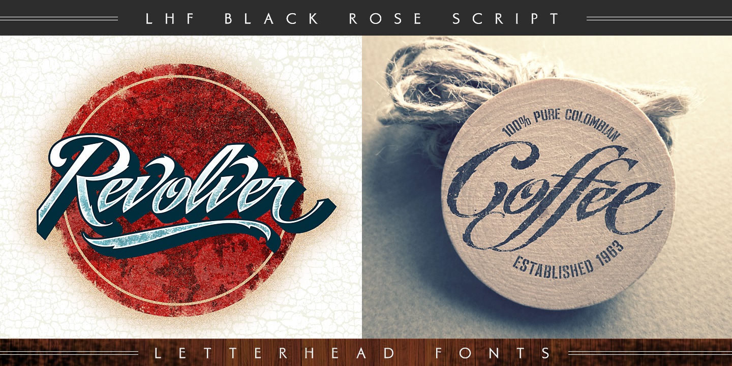 LHF Black Rose Script™