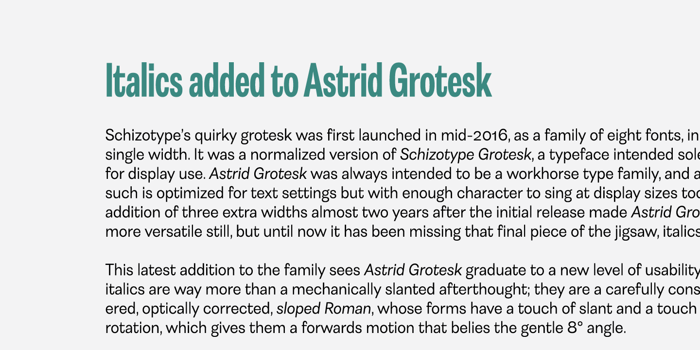 Astrid Grotesk™