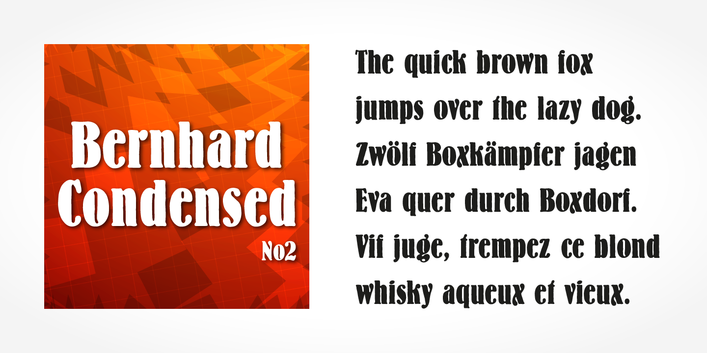 Bernhard Condensed No2