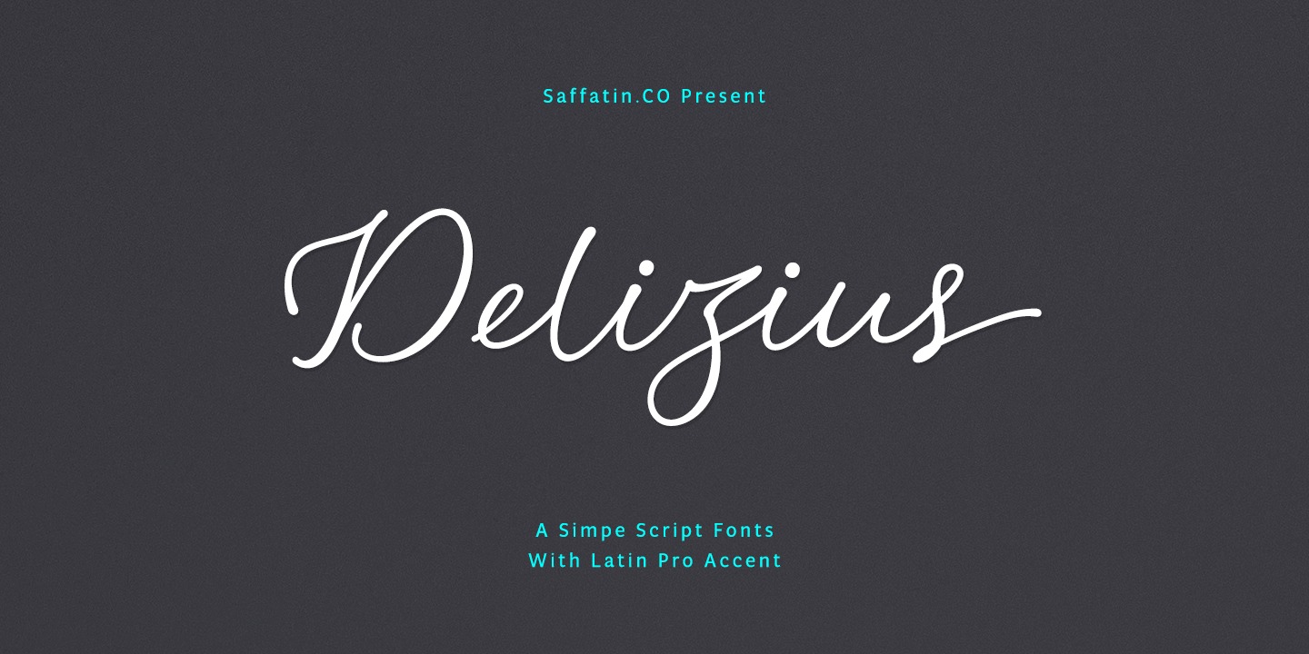 Delizius Script Latin Pro