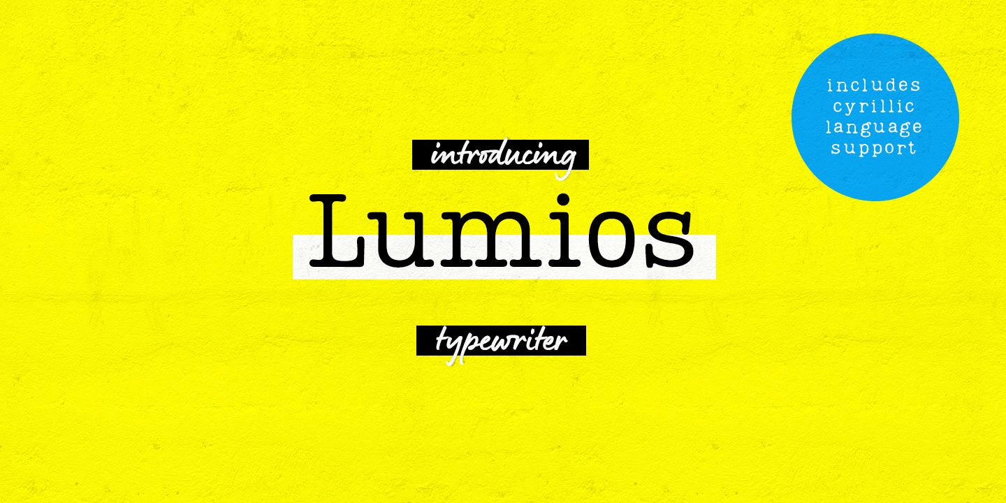Lumios Typewriter