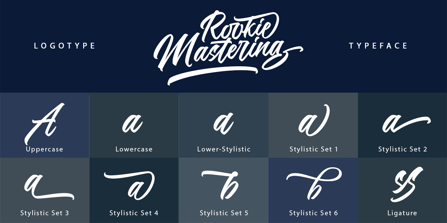 Rookie Mastering Typeface
