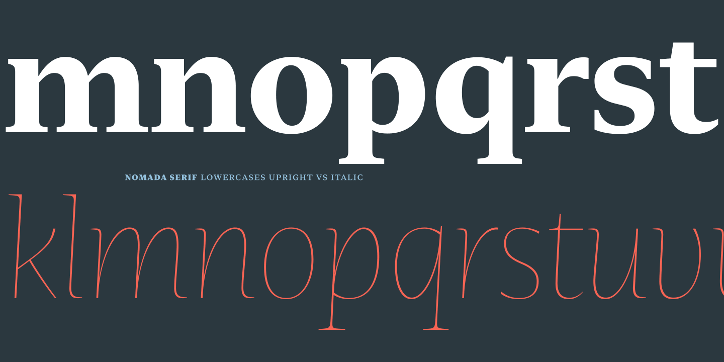 Nomada Serif