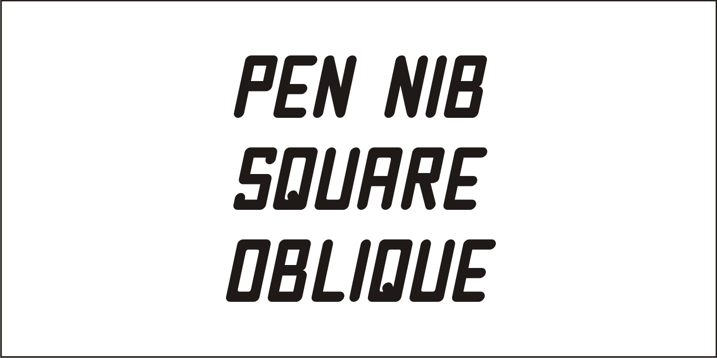 Pen Nib Square JNL