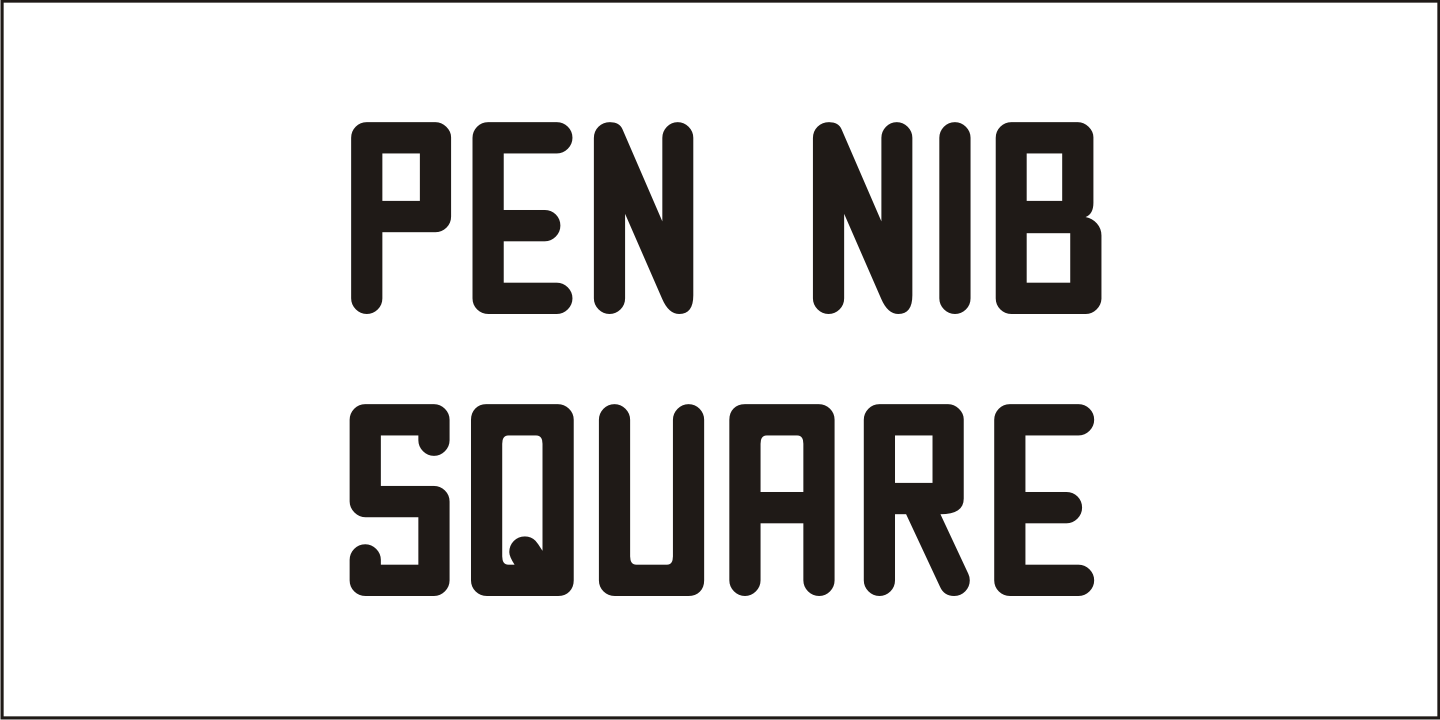 Pen Nib Square JNL