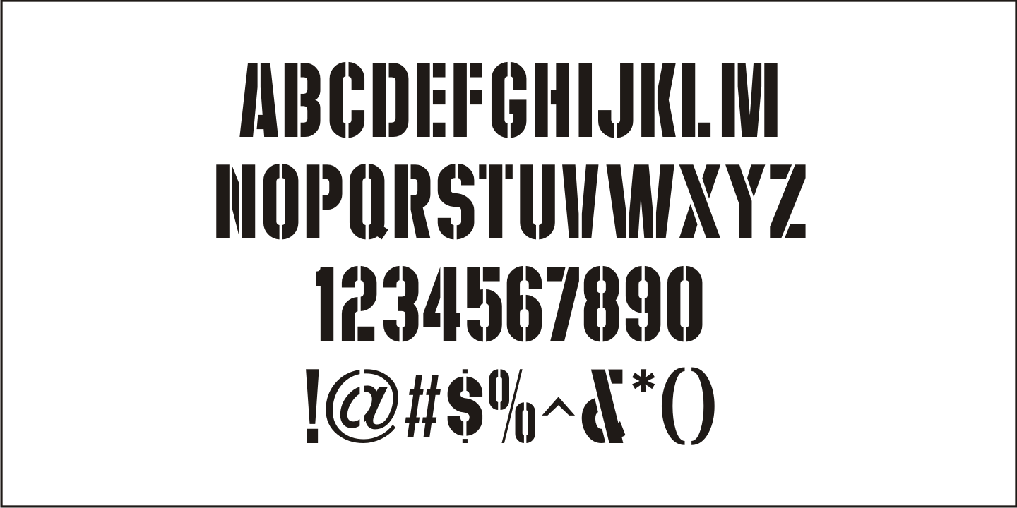 Play Day Stencil JNL