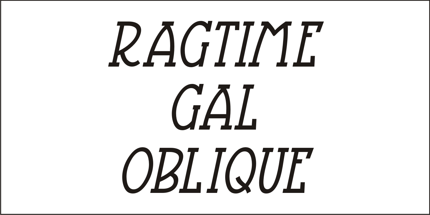 Ragtime Gal JNL