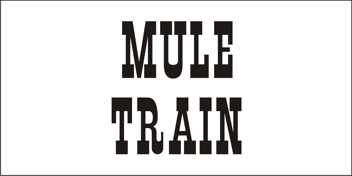 Mule Train JNL