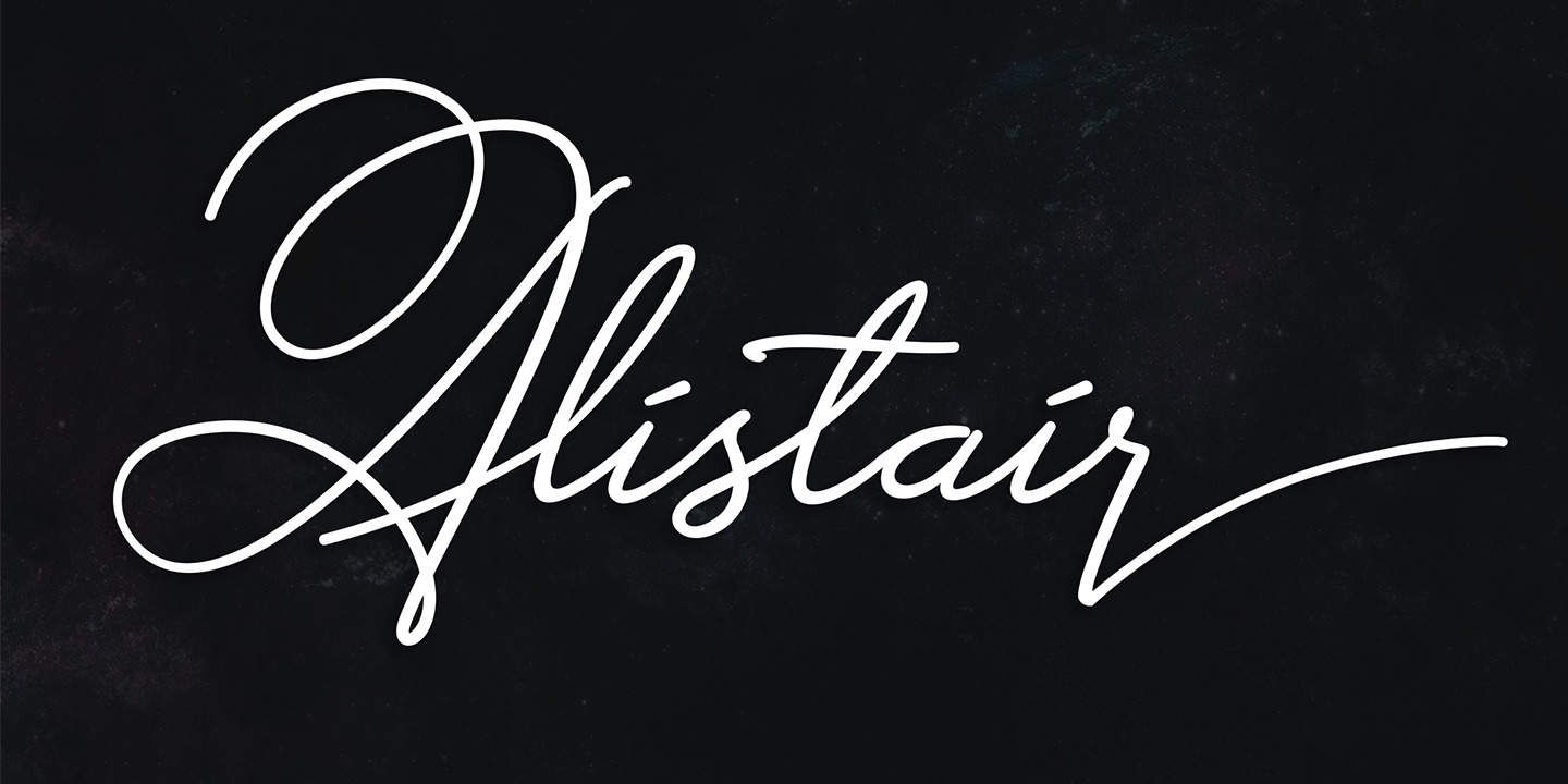 Alistair Signature