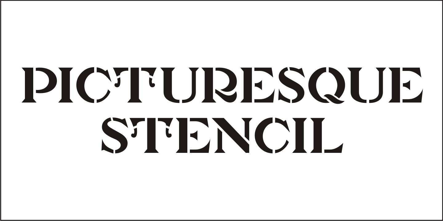 Picturesque Stencil JNL