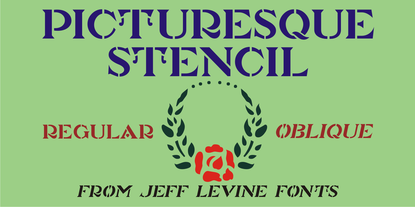 Picturesque Stencil JNL