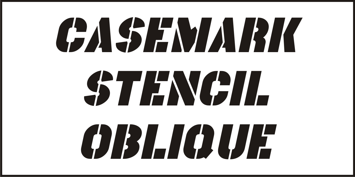 Casemark Stencil JNL